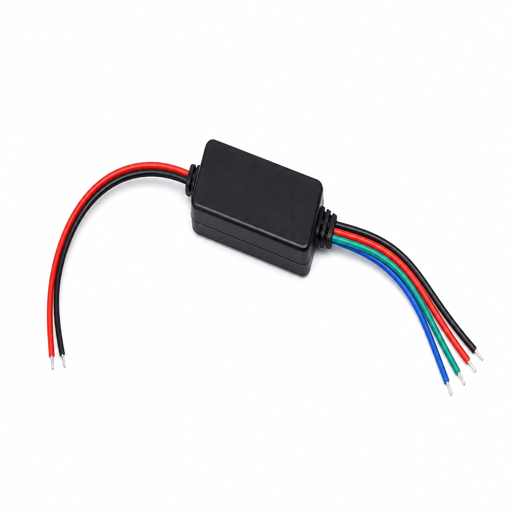 RGB LED Kontrol Cihazı - Kablolu 12-24V 6A