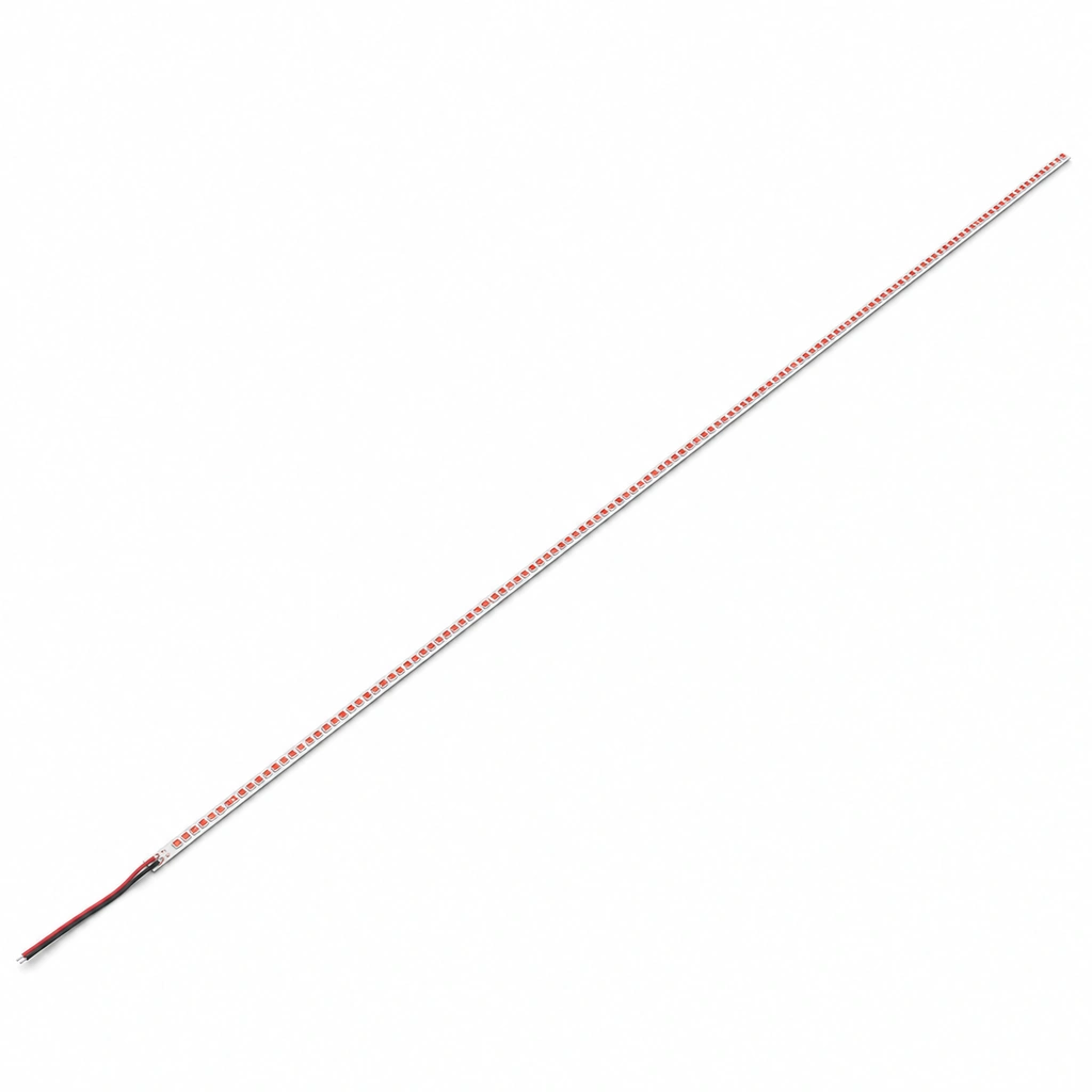 4MM Rigid Bar LED 2835 Kırmızı 12V 120 LED/m 1 Metre